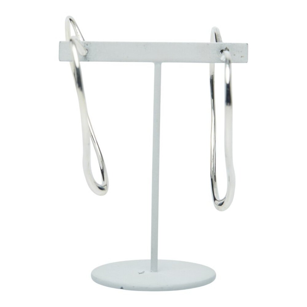 TIFFANY Silver Heart Earrings - Picture 2 of 6